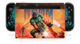 DOOM NINTENDO SWITCH **TEXTURED VINYL ! *  SKINS DECALS WRAP