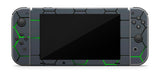 GREEN HEX NINTENDO SWITCH **TEXTURED VINYL ! *  SKINS DECALS WRAP
