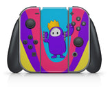 FALL GUYS NINTENDO SWITCH **TEXTURED VINYL ! *  SKINS DECALS WRAP