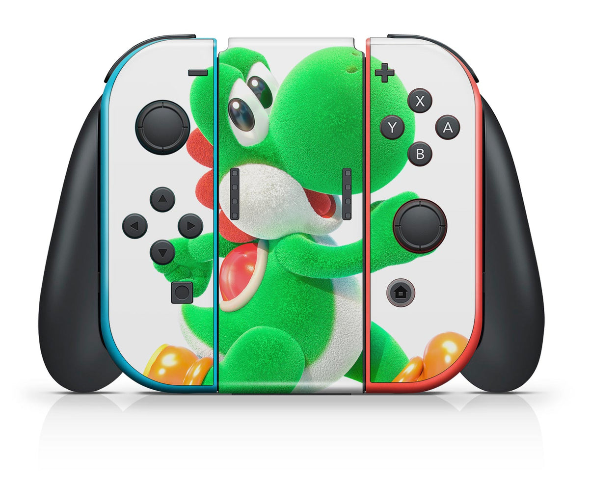 YOSHI'S CRAFTED WORLD NINTENDO SWITCH **TEXTURED VINYL ! * SKINS