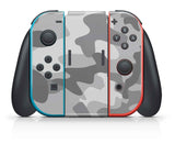 GRAY CAMO NINTENDO SWITCH **TEXTURED VINYL ! *  SKINS DECALS WRAP