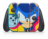 SONIC MANIA NINTENDO SWITCH **TEXTURED VINYL ! *  SKINS DECALS WRAP