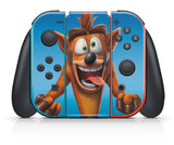 CRASH BANDICOOT N-SANE TRILOGY NINTENDO SWITCH **TEXTURED VINYL ! *  SKINS DECALS WRAP
