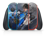 BAYONETTA NINTENDO SWITCH **TEXTURED VINYL ! *  SKINS DECALS WRAP