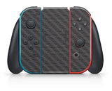 BLACK CARBON EFFECT NINTENDO SWITCH **TEXTURED VINYL ! *  SKINS DECALS WRAP