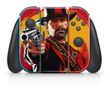 RED DEAD REDEMPTION 2 NINTENDO SWITCH **TEXTURED VINYL ! *  SKINS DECALS WRAP