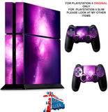 NEBULA GALAXY PS4 *TEXTURED VINYL ! * PROTECTIVE SKINS DECAL WRAP STICKERS