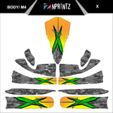 M4 X FULL KART STICKER KIT