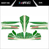M4 TONYKART 2013 EVK FULL KART STICKER KIT