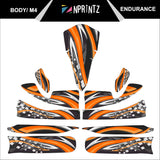 M4 ENDURANCE FULL KART STICKER KIT