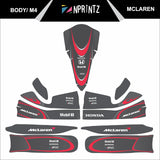 M4 MCLAREN FULL KART STICKER KIT