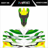 M6 HONEYCOMBE STYLE FULL KART STICKER KIT