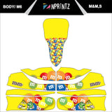 M6 M&M.S FULL KART STICKER KIT