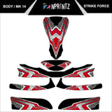 MK14 STRIKEFORCE FULL KART STICKER KIT