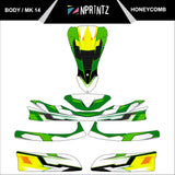 MK14 HONEYCOMB FULL KART STICKER KIT