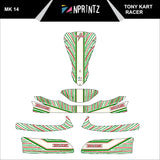 MK14 TONTKART RACER STYLE FULL KART STICKER KIT