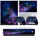 NEBULA GALAXY XBOX ONE S (SLIM) *TEXTURED VINYL ! * PROTECTIVE SKIN DECAL WRAP