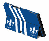 BLUE & WHITE NINTENDO SWITCH OLED *TEXTURED VINYL* ! SKINS DECALS WRAP
