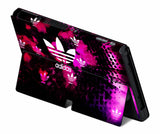 ADIDAS MULTI PURPLE NINTENDO SWITCH OLED *TEXTURED VINYL* ! SKINS DECALS WRAP