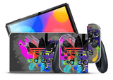 ADIDAS COMBI NINTENDO SWITCH OLED *TEXTURED VINYL* ! SKINS DECALS WRAP