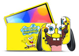 SPONGEBOBNINTENDO SWITCH OLED *TEXTURED VINYL* ! SKINS DECALS WRAP