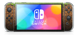 BROWN PIXELS NINTENDO SWITCH OLED *TEXTURED VINYL* ! SKINS DECALS WRAP