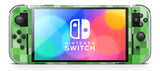 GREEN PIXELS NINTENDO SWITCH OLED *TEXTURED VINYL* ! SKINS DECALS WRAP