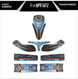 PUFFO BAMBINO TRANSFORMERS FULL KART STICKER KIT