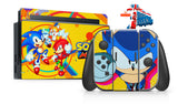 SONIC MANIA NINTENDO SWITCH **TEXTURED VINYL ! *  SKINS DECALS WRAP