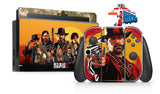 RED DEAD REDEMPTION 2 NINTENDO SWITCH **TEXTURED VINYL ! *  SKINS DECALS WRAP