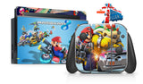 MARIO KART 8 NINTENDO SWITCH **TEXTURED VINYL ! *  SKINS DECALS WRAP