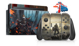 DARK SOULS NINTENDO SWITCH **TEXTURED VINYL ! *  SKINS DECALS WRAP