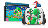 YOSHI'S CRAFTED WORLD NINTENDO SWITCH **TEXTURED VINYL ! *  SKINS DECALS WRAP