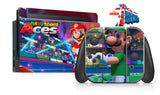 MARIO TENNIS ACES NINTENDO SWITCH **TEXTURED VINYL ! *  SKINS DECALS WRAP