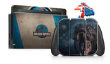 JURASSIC PARK NINTENDO SWITCH **TEXTURED VINYL ! *  SKINS DECALS WRAP
