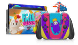 FALL GUYS NINTENDO SWITCH **TEXTURED VINYL ! *  SKINS DECALS WRAP