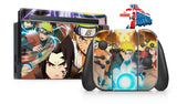 NARUTO ULTIMATE NINJA STORM TRILOGY NINTENDO SWITCH **TEXTURED VINYL ! *  SKINS DECALS WRAP