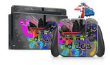 ADIDAS COMBI NINTENDO SWITCH **TEXTURED VINYL ! *  SKINS DECALS WRAP