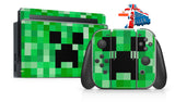 PIXELS NINTENDO SWITCH **TEXTURED VINYL ! *  SKINS DECALS WRAP