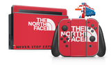 NORTH FACE NINTENDO SWITCH **TEXTURED VINYL ! *  SKINS DECALS WRAP