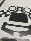 BLACK & WHITE STICKERBOMB Xbox SERIES X *TEXTURED VINYL ! * SKINS DECALS STICKERS WRAP