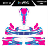 M4 TRANSITION PINK FULL KART STICKER KIT