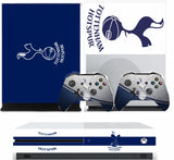 TOTTENHAM XBOX ONE S (SLIM) *TEXTURED VINYL ! * PROTECTIVE SKIN DECAL WRAP