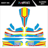 M4 ALONSO 2011 FULL KART STICKER KIT