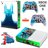 FORTNITE SEASON 7 XBOX ONE S (SLIM) *TEXTURED VINYL ! * PROTECTIVE SKIN DECAL WRAP