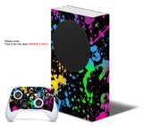 PAINT SPLAT Xbox SERIES S *TEXTURED VINYL ! * SKINS DECALS STICKERS