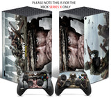 CALL OF DUTY WWII Xbox SERIES X *TEXTURED VINYL ! * SKINS DECALS STICKERS WRAP