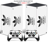 ADIDAS YEEZY Xbox SERIES X *TEXTURED VINYL ! * SKINS DECALS STICKERS WRAP