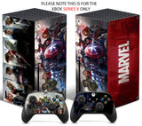 AVENGERS Xbox SERIES X *TEXTURED VINYL ! * SKINS DECALS STICKERS