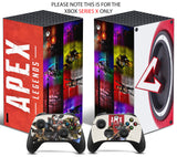 APEX LEGENDS Xbox SERIES X *TEXTURED VINYL ! * SKINS DECALS STICKERS WRAP